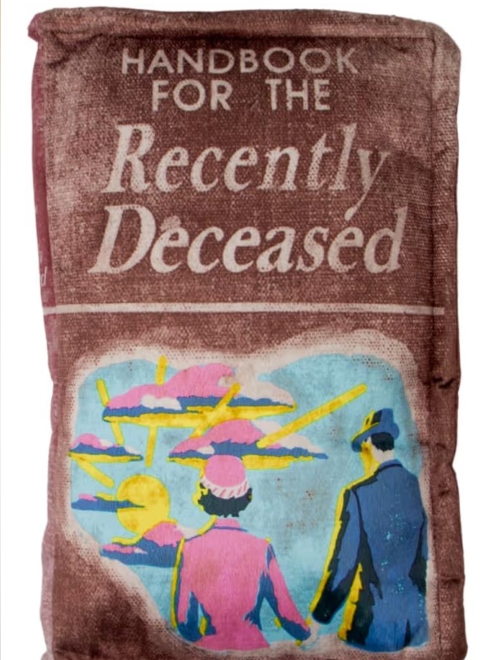 Handbook for the Recently Deceased Decorative Beetlejuice Plush Pillow